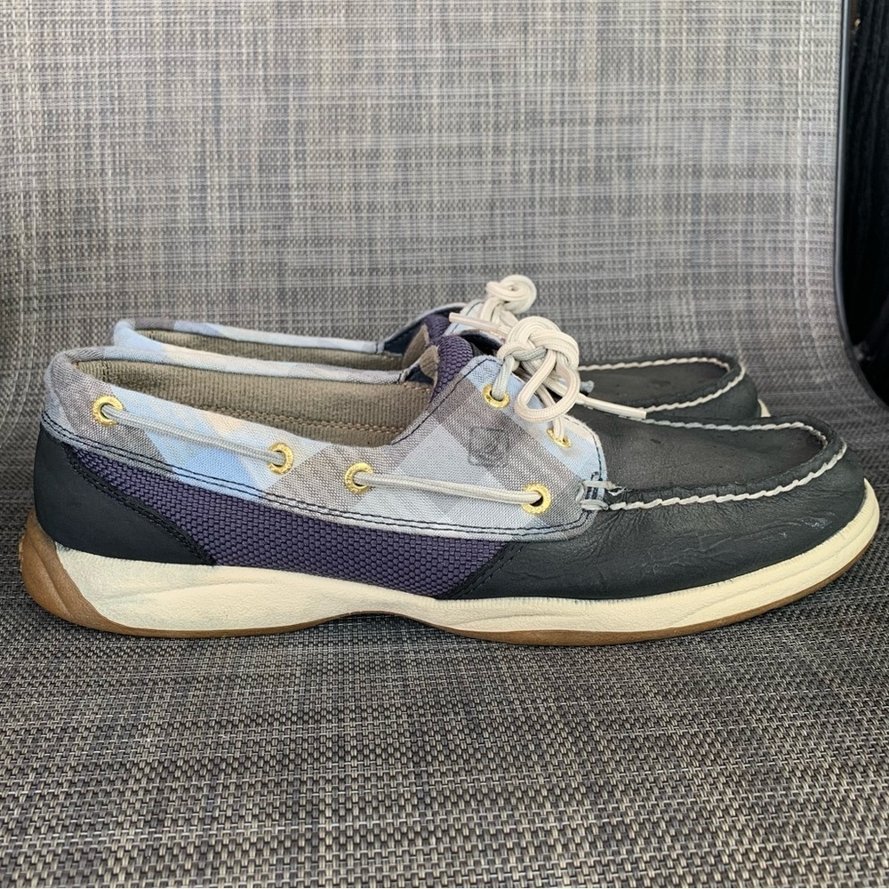 Sperry Top-Sider Intrepid 2 Eye Navy Boat Shoes Loafers Women’s Size 9.5